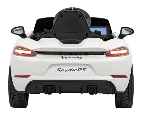 Pojazd Porsche Spyder RS 718 Biały MP4