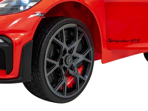Pojazd Porsche Spyder RS 718 Czerwony MP4