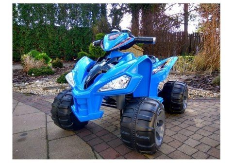 Quad na akumulator Duże Koła Niebieski Quad na akumulator Duże Koła Niebieski