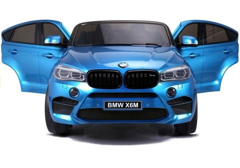 Auto Na Akumulator BMW X6M Niebieskie Lakierowane Auto Na Akumulator BMW X6M Niebieskie Lakierowane