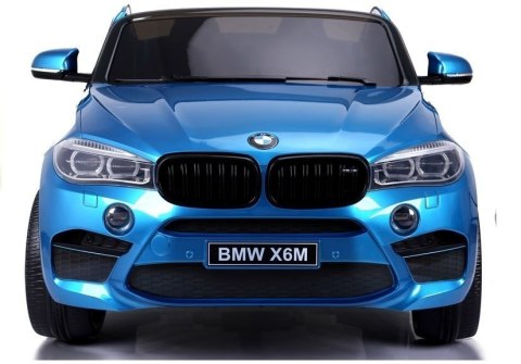 Auto Na Akumulator BMW X6M Niebieskie Lakierowane Auto Na Akumulator BMW X6M Niebieskie Lakierowane