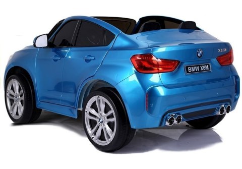 Auto Na Akumulator BMW X6M Niebieskie Lakierowane Auto Na Akumulator BMW X6M Niebieskie Lakierowane