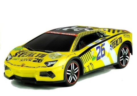 Auto Zdalnie Sterowane Sportowe Pilot R/C Żółte Auto Zdalnie Sterowane Sportowe Pilot R/C Żółte