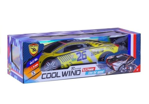 Auto Zdalnie Sterowane Sportowe Pilot R/C Żółte Auto Zdalnie Sterowane Sportowe Pilot R/C Żółte