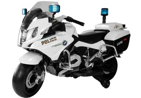 Motor na Akumulator BMW R1200 Policja biały Motor na Akumulator BMW R1200 Policja biały