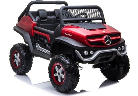 Auto na Akumulator Mercedes Unimog Czerwony Auto na Akumulator Mercedes Unimog Czerwony
