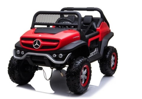 Auto na Akumulator Mercedes Unimog Czerwony Auto na Akumulator Mercedes Unimog Czerwony