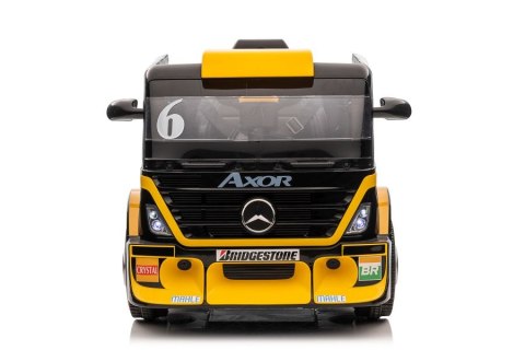 Auto Na Akumulator Mercedes + Naczepa XMX622B Zółty LCD Auto Na Akumulator Mercedes + Naczepa XMX622B Zółty LCD