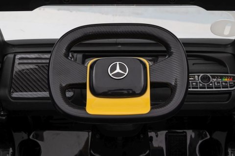 Auto Na Akumulator Mercedes + Naczepa XMX622B Zółty LCD Auto Na Akumulator Mercedes + Naczepa XMX622B Zółty LCD