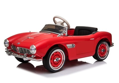 Auto na Akumulator BMW Retro Czerwone Lakierowane Auto na Akumulator BMW Retro Czerwone Lakierowane