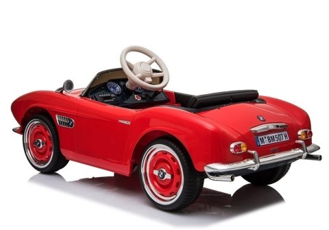 Auto na Akumulator BMW Retro Czerwone Lakierowane Auto na Akumulator BMW Retro Czerwone Lakierowane