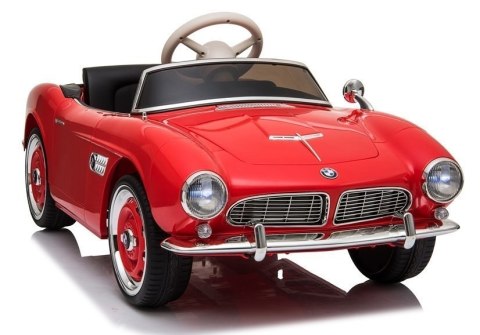 Auto na Akumulator BMW Retro Czerwone Lakierowane Auto na Akumulator BMW Retro Czerwone Lakierowane