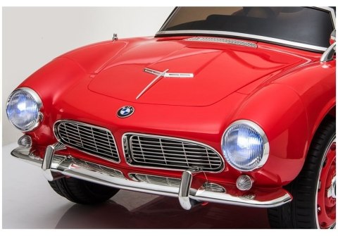 Auto na Akumulator BMW Retro Czerwone Lakierowane Auto na Akumulator BMW Retro Czerwone Lakierowane