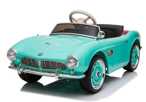 Auto na Akumulator BMW Retro Zielone Lakierowane Auto na Akumulator BMW Retro Zielone Lakierowane