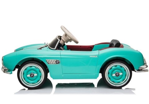 Auto na Akumulator BMW Retro Zielone Lakierowane Auto na Akumulator BMW Retro Zielone Lakierowane