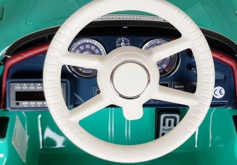 Auto na Akumulator BMW Retro Zielone Lakierowane Auto na Akumulator BMW Retro Zielone Lakierowane