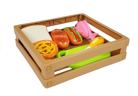 Zestaw Do Krojenia Hot Dog Ryba na Rzepy w Skrzyni Zestaw Do Krojenia Hot Dog Ryba na Rzepy w Skrzyni