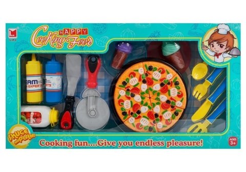 Zestaw Fast Food Pizza Lody 20 Elementów Zestaw Fast Food Pizza Lody 20 Elementów