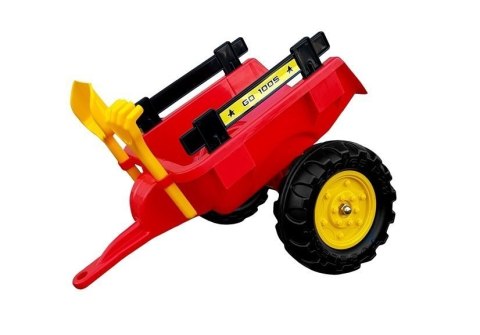 Traktor Branson z Przyczepą czerwony Pedały 135 cm Traktor Branson z Przyczepą czerwony Pedały 135 cm