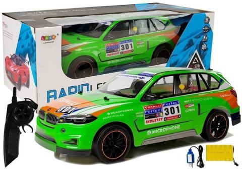 Auto Zdalnie Sterowane 1:10 2.4G Zielone Auto Zdalnie Sterowane 1:10 2.4G Zielone