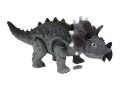 Dinozaur na Baterie Triceratops Szary Dinozaur na Baterie Triceratops Szary
