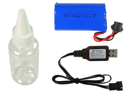 Auto Terenowe Rekin Zdalnie Sterowany 1:10 2.4G Niebieski 15 km/h Para Wodna Auto Terenowe Rekin Zdalnie Sterowany 1:10 2.4G Niebieski 15 km/h Para Wodna