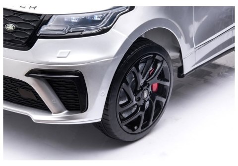 Auto na Akumulator Range Rover Srebrny Lakier Auto na Akumulator Range Rover Srebrny Lakier