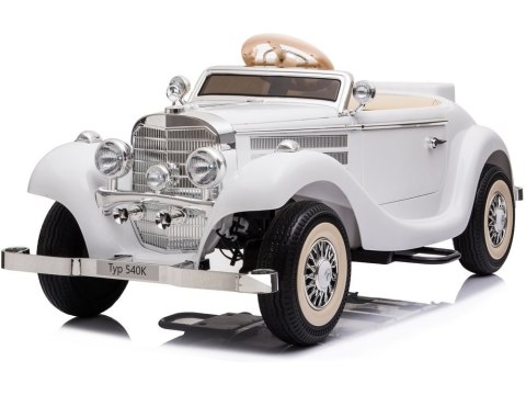 Auto na akumulator Mercedes 540K Biały Auto na akumulator Mercedes 540K Biały