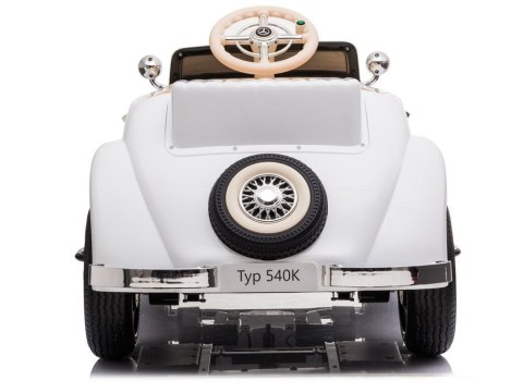 Auto na akumulator Mercedes 540K Biały Auto na akumulator Mercedes 540K Biały