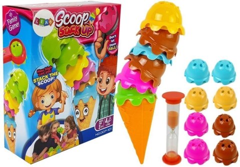 Gra Zręcznościowa Lody w Wafelku Kolorowa Piramidka Ułóż Wieżę Dla Całej Rodziny Gra Zręcznościowa Lody w Wafelku Kolorowa Piramidka Ułóż Wieżę Dla Całej Rodziny