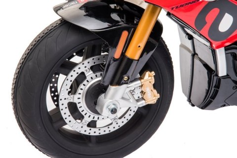 Motor Na Akumulator Aprilia Tuono V4 Czerwony Motor Na Akumulator Aprilia Tuono V4 Czerwony