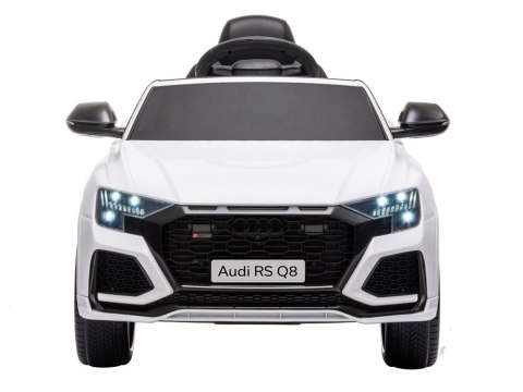 Samochód na akumulator Audi RS Q8 biały Samochód na akumulator Audi RS Q8 biały