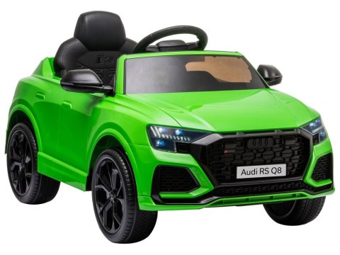 Samochód na akumulator Audi RS Q8 zielony Samochód na akumulator Audi RS Q8 zielony