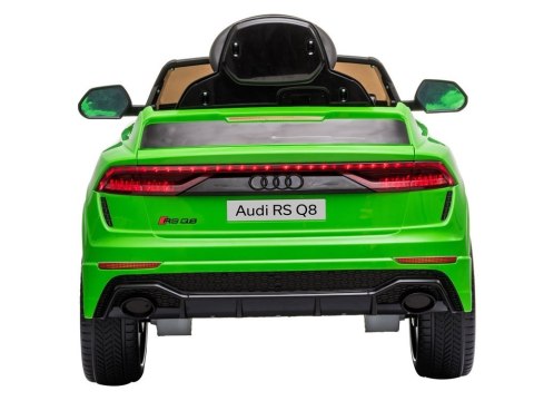 Samochód na akumulator Audi RS Q8 zielony Samochód na akumulator Audi RS Q8 zielony