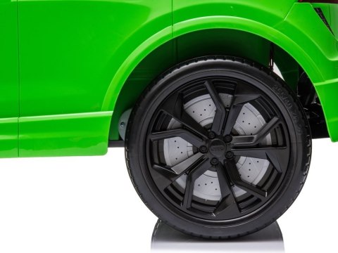 Samochód na akumulator Audi RS Q8 zielony Samochód na akumulator Audi RS Q8 zielony