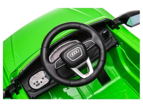 Samochód na akumulator Audi RS Q8 zielony Samochód na akumulator Audi RS Q8 zielony
