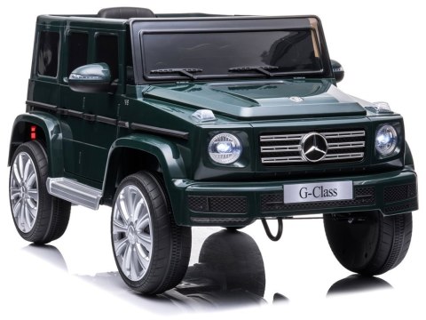 Samochód na akumulator Mercedes G500 Zielony Samochód na akumulator Mercedes G500 Zielony