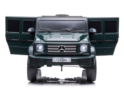 Samochód na akumulator Mercedes G500 Zielony Samochód na akumulator Mercedes G500 Zielony