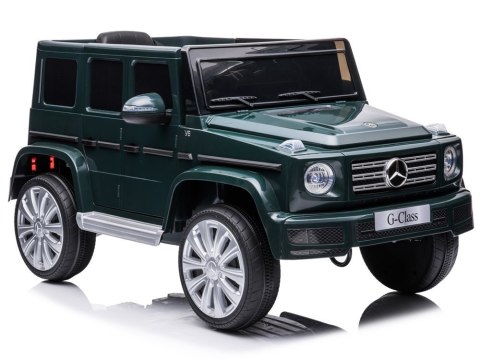 Samochód na akumulator Mercedes G500 Zielony Samochód na akumulator Mercedes G500 Zielony