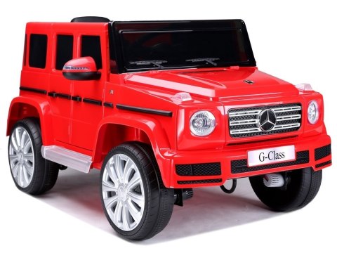 Samochód na akumulator Mercedes G500 czerwony Samochód na akumulator Mercedes G500 czerwony