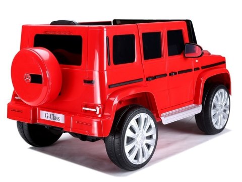 Samochód na akumulator Mercedes G500 czerwony Samochód na akumulator Mercedes G500 czerwony