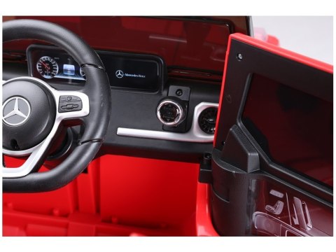 Samochód na akumulator Mercedes G500 czerwony Samochód na akumulator Mercedes G500 czerwony