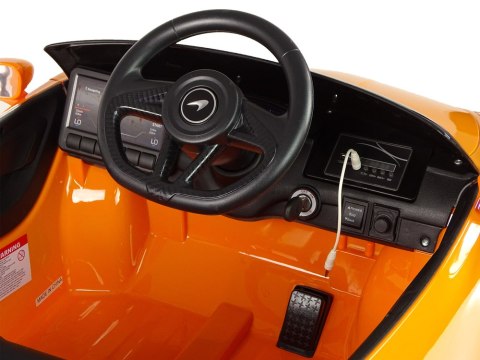 Auto Na Akumulator McLaren GT 12V Pomarańczowy Lakierowany Auto Na Akumulator McLaren GT 12V Pomarańczowy Lakierowany