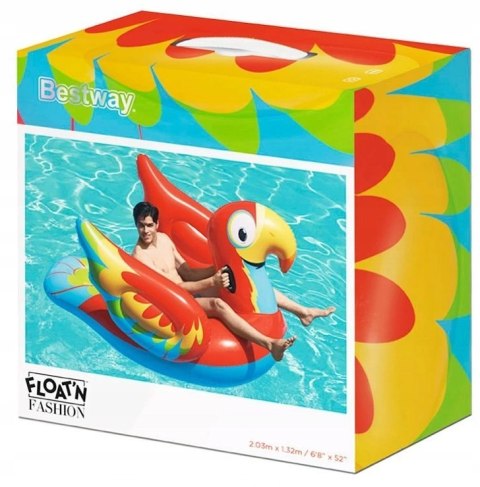 Dmuchany Materac Papuga 230 cm x 180 cm Bestway 41127 Dmuchany Materac Papuga 230 cm x 180 cm Bestway 41127