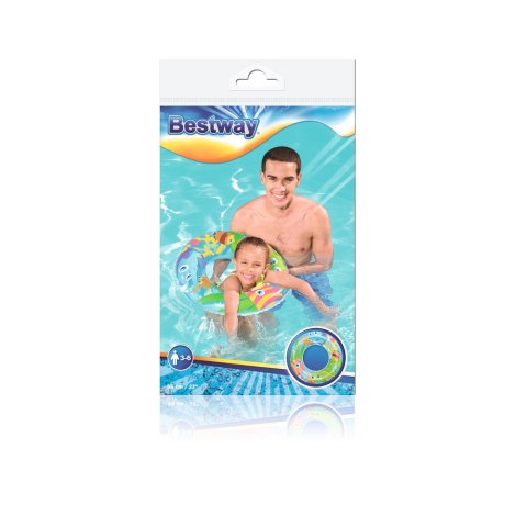 Pompowane Koło Do Pływania Dla Dzieci 56 cm Bestway 36013 Pompowane Koło Do Pływania Dla Dzieci 56 cm Bestway 36013