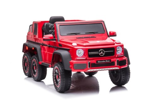 Auto Na Akumulator Mercedes Benz G63 6X6 Czerwony Auto Na Akumulator Mercedes Benz G63 6X6 Czerwony