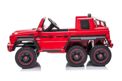 Auto Na Akumulator Mercedes Benz G63 6X6 Czerwony Auto Na Akumulator Mercedes Benz G63 6X6 Czerwony