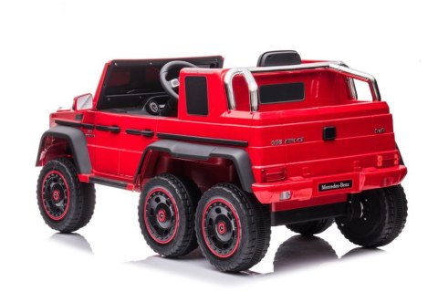 Auto Na Akumulator Mercedes Benz G63 6X6 Czerwony Auto Na Akumulator Mercedes Benz G63 6X6 Czerwony