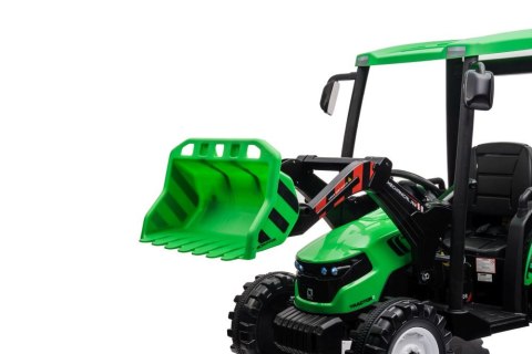 Traktor Na Akumulator Z Przyczepą Hercules Zielony 24V Traktor Na Akumulator Z Przyczepą Hercules Zielony 24V