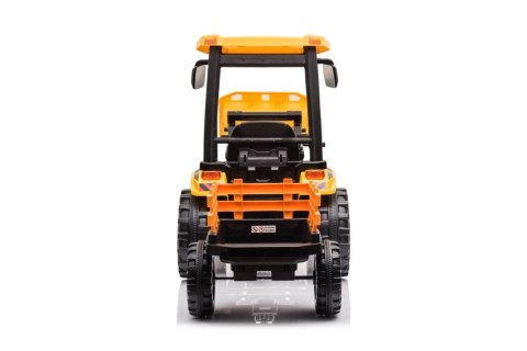 Traktor Na Akumulator Z Przyczepą Hercules Żółty 24V Traktor Na Akumulator Z Przyczepą Hercules Żółty 24V
